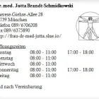 Unternehmen 1 Bild DR.MED. JUTTA BRANDT-SCHMIDKOWSKI Ärzte am München BY