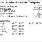 Unternehmen 1 Bild DR. MED. KAY GENZ FACHARZT FÜR ORTHOPÄDIE Ärzte am München BY