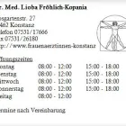 Unternehmen 1 Bild DR. MED. LIOBA FRÖHLICH-KOPANIA Ärzte am Konstanz BW