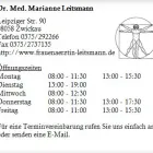Unternehmen 1 Bild DR. MED. MARIANNE LEITSMANN Ärzte am Zwickau SN