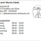 Unternehmen 1 Bild DR. MED. MARTIN SCHOLZ Ärzte am Frankfurt Am Main HE