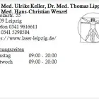Unternehmen 1 Bild DR. MED. ULRIKE KELLER, DR. MED. THOMAS LIPP UND DR. MED. HANS-CHRISTIAN WENZEL Ärzte am Leipzig SN