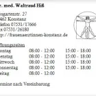 Unternehmen 1 Bild DR. MED. WALTRAUD HIß Ärzte am Konstanz BW