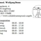 Unternehmen 1 Bild DR.MED. WOLFGANG BRAUN Ärzte am Augsburg BY