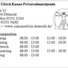 Unternehmen 1 Bild DR. ULRICH KANNE PRIVATZAHNARZTPRAXIS Ärzte am Detmold NW