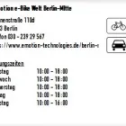 Unternehmen 1 Bild E-MOTION E-BIKE WELT BERLIN-MITTE Kfz und Fahrrad Handel und Hersteller am Berlin BE