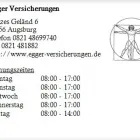 Unternehmen 1 Bild EGGER VERSICHERUNGEN Versicherung am Augsburg BY