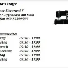 Unternehmen 1 Bild ELENA’S STOFFE Stoffgeschäft am Offenbach Am Main HE