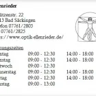 Unternehmen 1 Bild ELLENRIEDER Optiker am Bad Säckingen BW