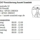 Unternehmen 1 Bild ERGO VERSICHERUNG ANNETT SZAMITEIT Versicherung am Neusäß BY
