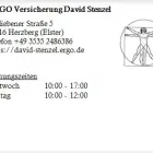 Unternehmen 1 Bild ERGO VERSICHERUNG DAVID STENZEL Versicherung am Herzberg (Elster) BB