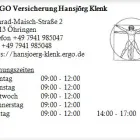 Unternehmen 1 Bild ERGO VERSICHERUNG HANSJÖRG KLENK Versicherung am Öhringen BW