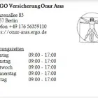 Unternehmen 1 Bild ERGO VERSICHERUNG ONUR ARAS Versicherung am Berlin BE