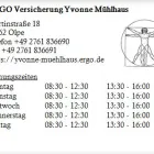 Unternehmen 1 Bild ERGO VERSICHERUNG YVONNE MÜHLHAUS Versicherung am Olpe NW
