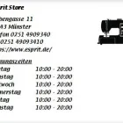 Unternehmen 1 Bild ESPRIT STORE Textil, Bekleidung Einzelhandel am Münster NW