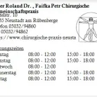 Unternehmen 1 Bild EULER ROLAND DR. , FAIFKA PETR CHIRURGISCHE GEMEINSCHAFTSPRAXIS Ärzte am Neustadt Am Rübenberge NI