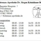Unternehmen 1 Bild FICHTENAU-APOTHEKE DR. JÜRGEN KOHNHÄUSER-BURKL E.K. Gesundheitsdienste am Fichtenau BW