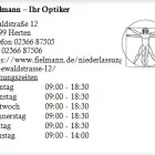 Unternehmen 1 Bild FIELMANN – IHR OPTIKER Optiker am Herten NRW