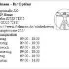 Unternehmen 1 Bild FIELMANN – IHR OPTIKER Optiker am Herne NW