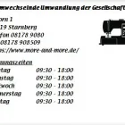 Unternehmen 1 Bild FORMWECHSELNDE UMWANDLUNG DER GESELLSCHAFT Textil, Bekleidung Grosshandel am Starnberg BY