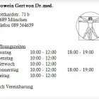 Unternehmen 1 Bild FROWEIN GERT VON DR.MED. Ärzte am München BY