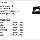 Unternehmen 1 Bild GANT-STORE Textil, Bekleidung Einzelhandel am Münster NW