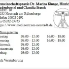 Unternehmen 1 Bild GEMEINSCHAFTSPRAXIS DR. MARINA KLUNGE, HINRICH DUDENBOSTEL UND CLAUDIA BRASCH Ärzte am Neustadt Am Rübenberge NI