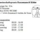 Unternehmen 1 Bild GEMEINSCHAFTSPRAXIS HANSEMANN & KÖHLER Ärzte am Munster NI