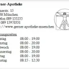 Unternehmen 1 Bild GERNER-APOTHEKE Gesundheitsdienste am München BY