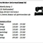 Unternehmen 1 Bild GERRY WEBER INTERNATIONAL AG Textil, Bekleidung Einzelhandel am Rottendorf BY