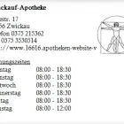 Unternehmen 1 Bild GLÜCKAUF-APOTHEKE Gesundheitsdienste am Zwickau SN
