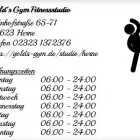 Unternehmen 1 Bild GOLD'S GYM FITNESSSTUDIO Sport-Studios am Herne NW