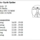 Unternehmen 1 Bild GOLTZ-OPTIK OPTIKER Optiker am Berlin BE
