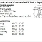 Unternehmen 1 Bild GRUNDBAULABOR MÜNCHEN GMBH BACK U. SEYDEL DIPLOMINGENIEURE Sachverständige am München BY