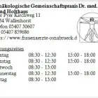 Unternehmen 1 Bild GYNÄKOLOGISCHE GEMEINSCHAFTSPRAXIS DR. MED. BERND HOLTHAUS Ärzte am Wallenhorst NI