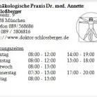 Unternehmen 1 Bild GYNÄKOLOGISCHE PRAXIS DR. MED. ANNETTE SCHLOßBERGER Ärzte am München BY