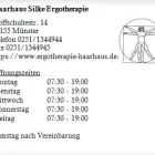 Unternehmen 1 Bild HAARHAUS SILKE ERGOTHERAPIE Ärzte am Münster NW