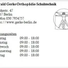 Unternehmen 1 Bild HARALD GERKE ORTHOPÄDIE-SCHUHTECHNIK Orthopädie, Sanitätshäuser am Berlin BE
