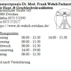 Unternehmen 1 Bild HAUTARZTPRAXIS DR. MED. FRANK WELSCH FACHARZT FÜR HAUT- & GESCHLECHTSKRANKHEITEN Ärzte am Zwickau SN