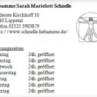 Unternehmen 1 Bild HEBAMME SARAH MARIELOTT SCHNELLE Ärzte am Lippetal NW