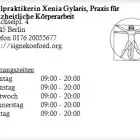 Unternehmen 1 Bild HEILPRAKTIKERIN XENIA GYLARIS, PRAXIS FÜR GANZHEITLICHE KÖRPERARBEIT Ärzte am Berlin BE