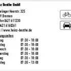 Unternehmen 1 Bild HEINZ BENTHE GMBH Werkstätten (Pkw) am Bremen HB