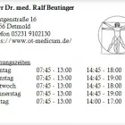 Unternehmen 1 Bild HERR DR. MED. RALF BEUTINGER Ärzte am Detmold NW