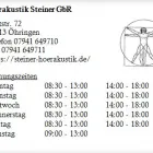 Unternehmen 1 Bild HÖRAKUSTIK STEINER GBR Hörgeräteakustiker am Öhringen BW