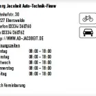Unternehmen 1 Bild JOERG JACOBEIT AUTO-TECHNIK-FINOW Werkstätten (Pkw) am Eberswalde BB