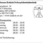 Unternehmen 1 Bild JOHANNA KUKLOK ORTHOPÄDIESCHUHTECHNIK Service & Dienstleistung am München BY