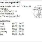 Unternehmen 1 Bild JÜTTNER - ORTHOPÄDIE KG Orthopädie, Sanitätshäuser am Berlin BE