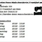 Unternehmen 1 Bild KAROLINE DOOSE MAßSCHNEIDERIN | FRANKFURT AM MAIN Textilbearbeitung, Textilverarbeitung am Frankfurt Am Main HE