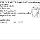 Unternehmen 1 Bild KATHRIN KABITZ PRAXIS FÜR ESALEN MASSAGE & KÖRPERARBEIT Medizinische Öffentliche Einrichtungen am Potsdam BB
