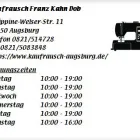 Unternehmen 1 Bild KAUFRAUSCH FRANZ KAHN DOB Textil, Bekleidung Einzelhandel am Augsburg BY